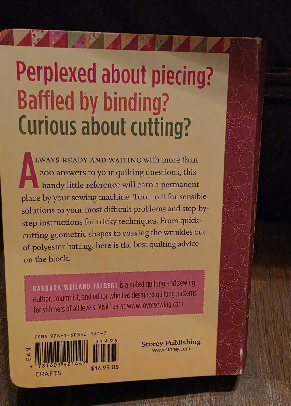 The Quilting Answer Book - Barbara Weiland Talbert